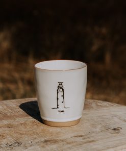 Waddenmokje Texel vuurtoren wit